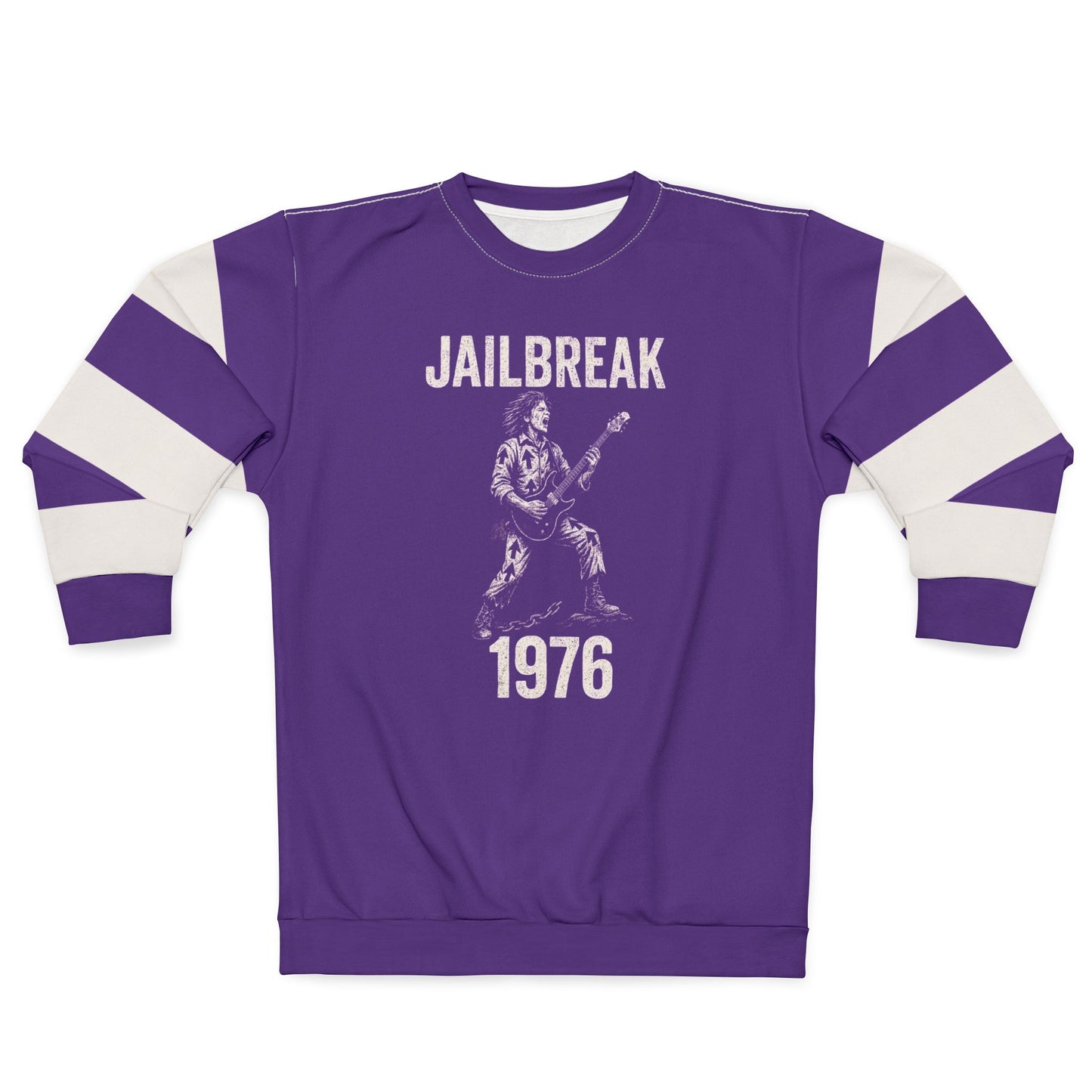 "Jailbreak 1976", Unisex Sweatshirt (Deep Purple)