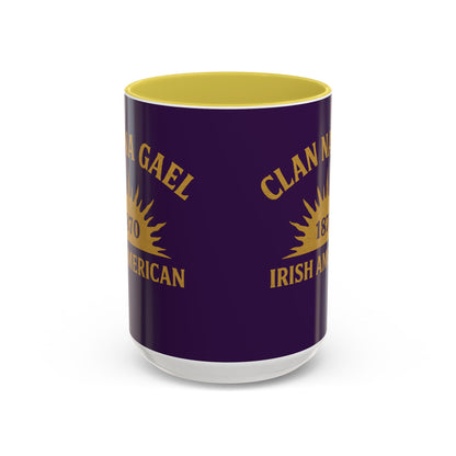 "Clan na Gael - Irish American", Colorful Mugs (11oz, 15oz) (3B0A4F)