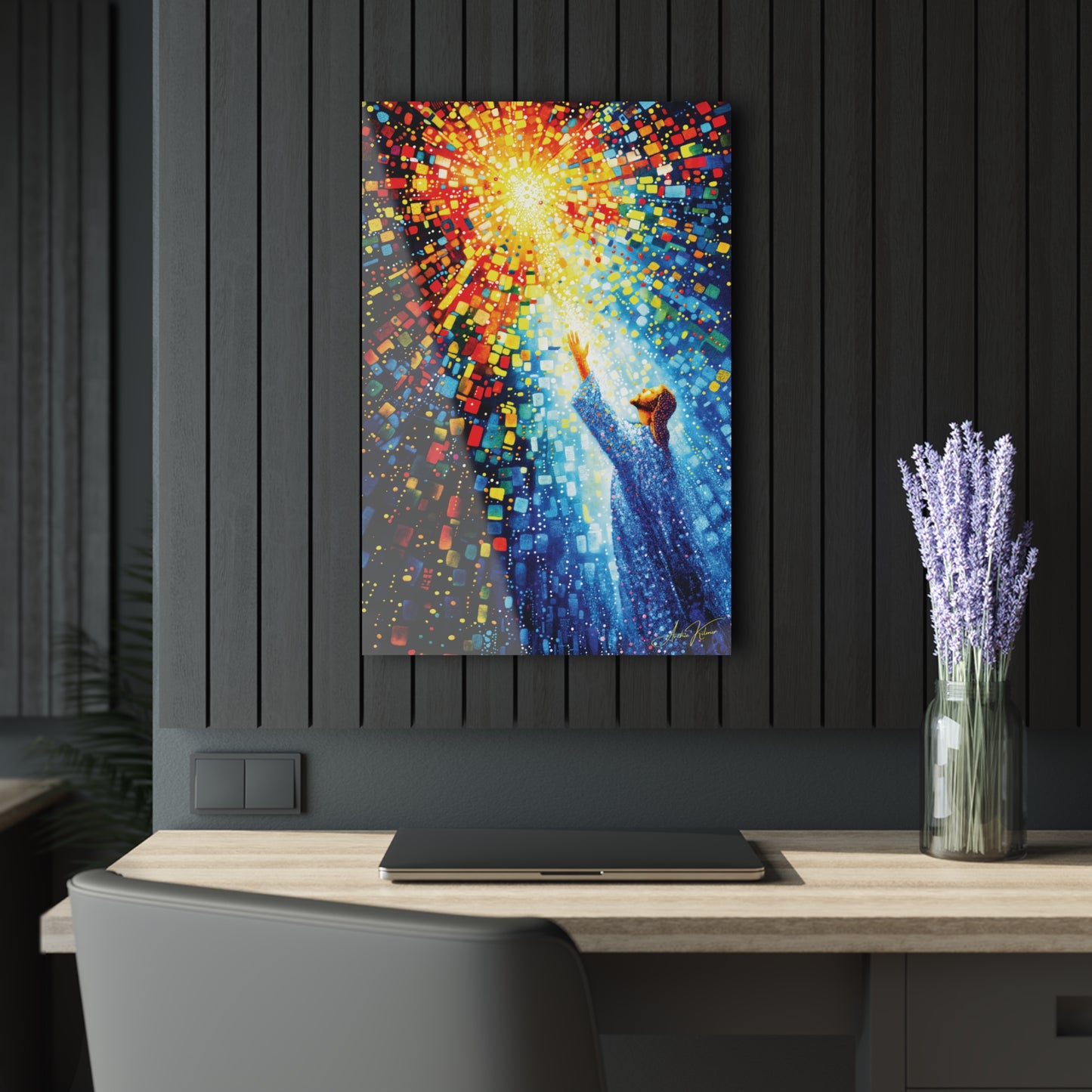 "Father and Son", Fine Art Acrylic Wall Prints (French Cleat Hanging)