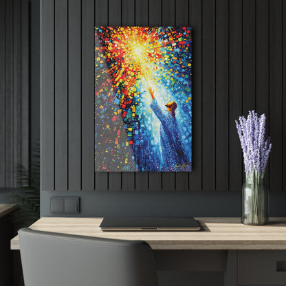 "Father and Son", Fine Art Acrylic Wall Prints (French Cleat Hanging)