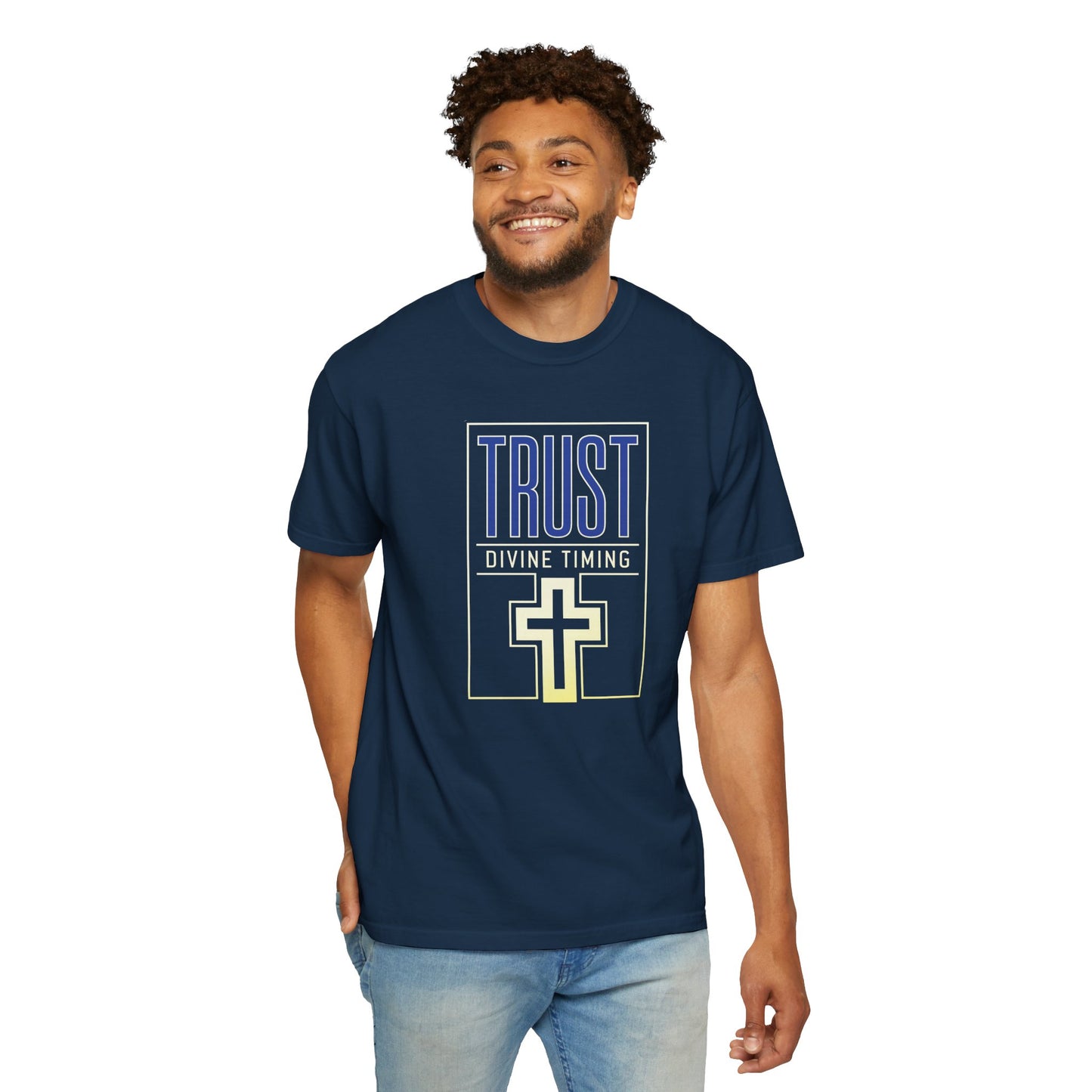 "Trust Divine Timing" #01, Unisex T-shirt