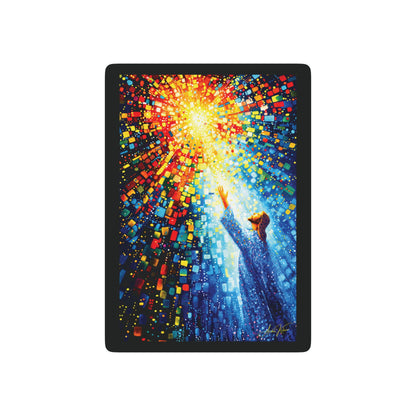 "Father and Son", Christian Fine Art Playing Cards (Void Black)