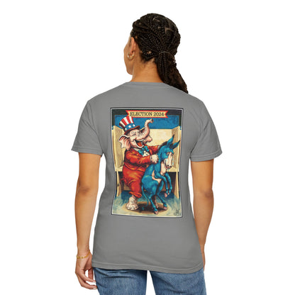 "MAGA Spanked the Donkeys 2024", Unisex T-shirt (Light Colors)