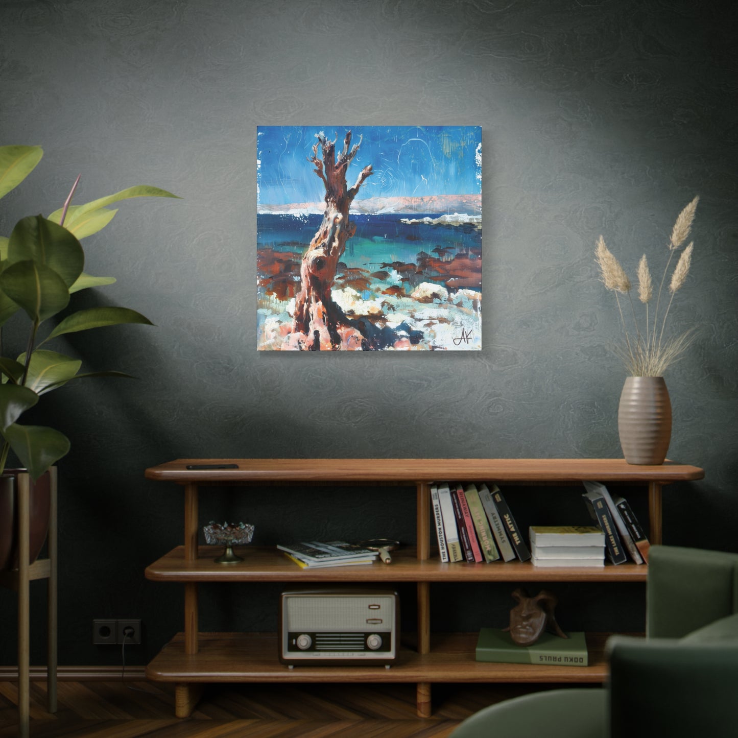 "Littoral Watch – Relic of the Gaelic Coast", Fine Art Matte Canvas, Stretched, 1.25"