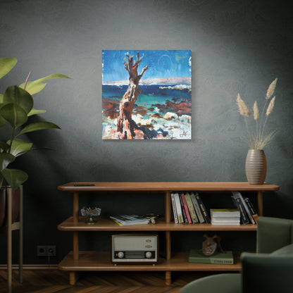 "Littoral Watch – Relic of the Gaelic Coast", Fine Art Matte Canvas, Stretched, 1.25"