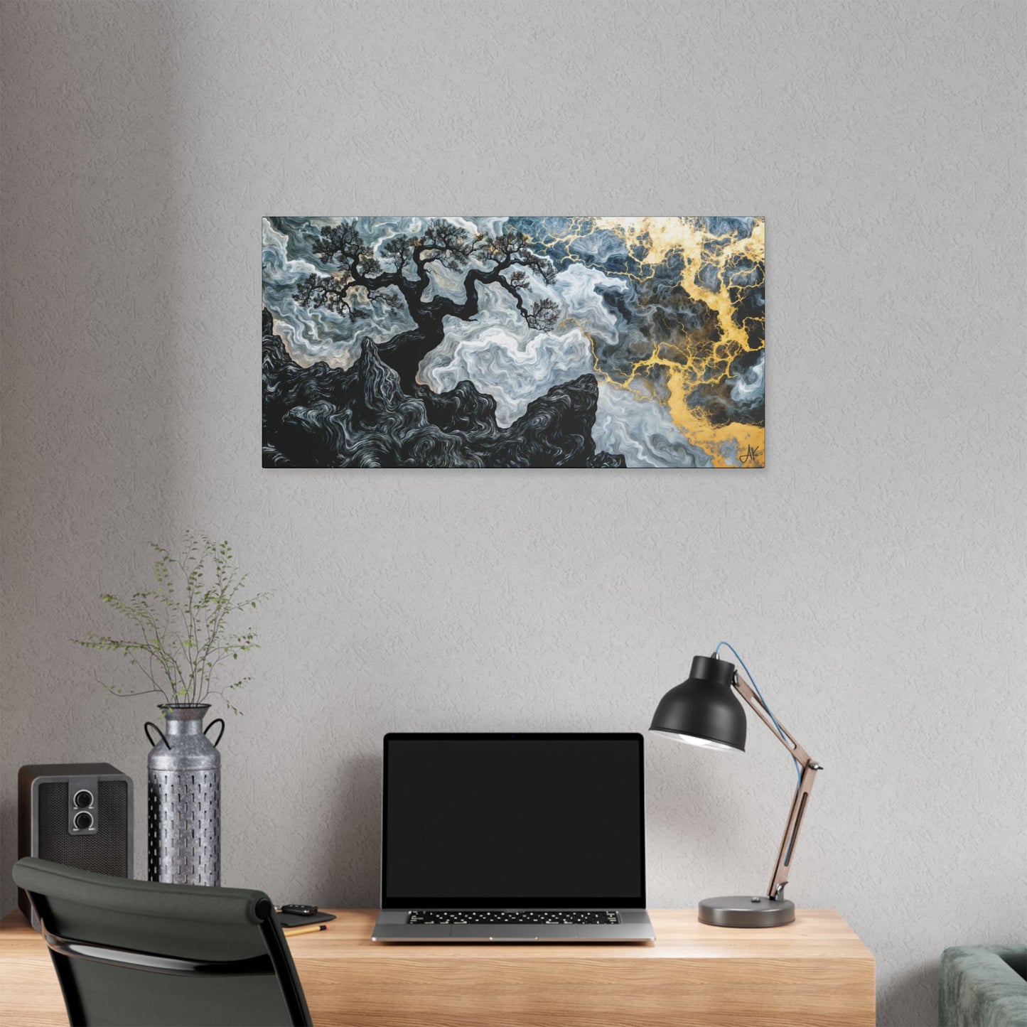 "An Crann Naomh (Gaelic) - The Sacred Tree (English)", Stretched Classic Canvas Fine Art Print