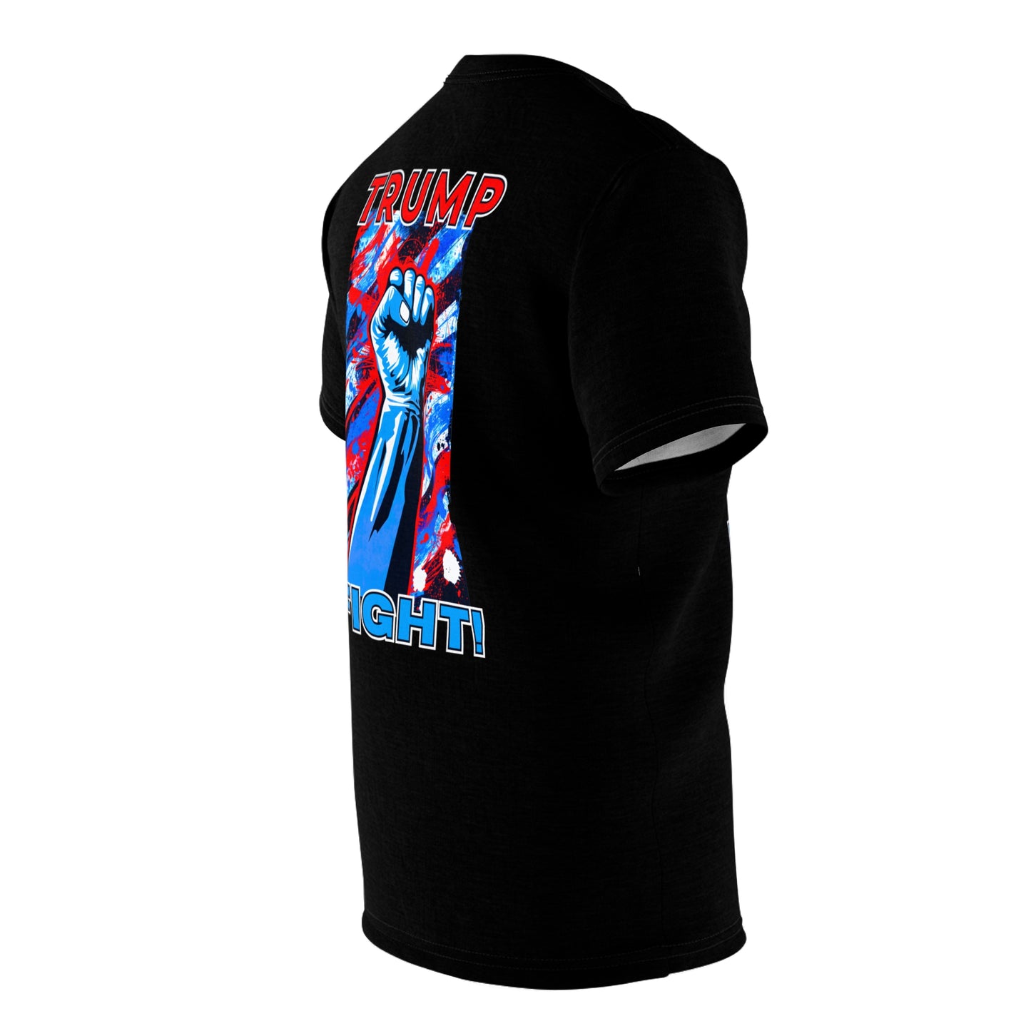"TRUMP FIGHT!", Unisex T-shirt (Black)