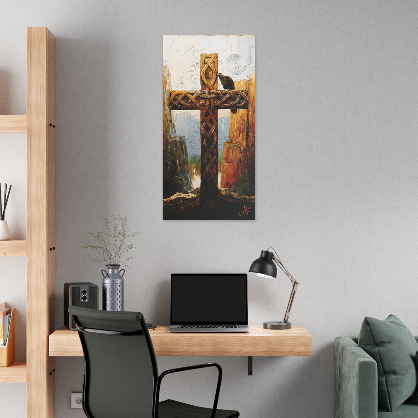 "Airer Goídel (Gaelic) Coast of the Gaels (English)", Stretched Classic Canvas Fine Art Print