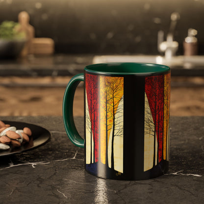 "Go Out in Joy" Isaiah 55:12 (NIV)", Colorful Mugs (11oz & 15oz)