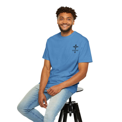 "Steadfast Cross in Black", Unisex T-shirt