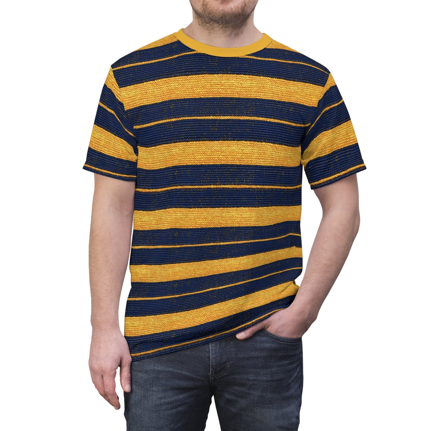 "Golden Ensign", Unisex Tee (Ensign Gold Collar)