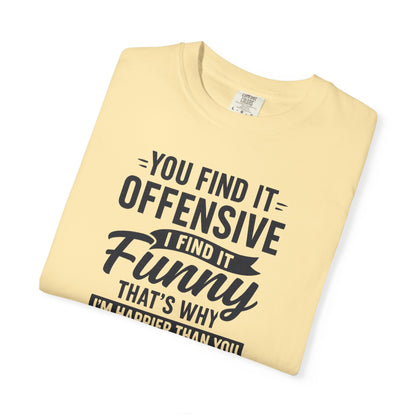 "Happier Than You", Unisex T-shirt (White and light colors)