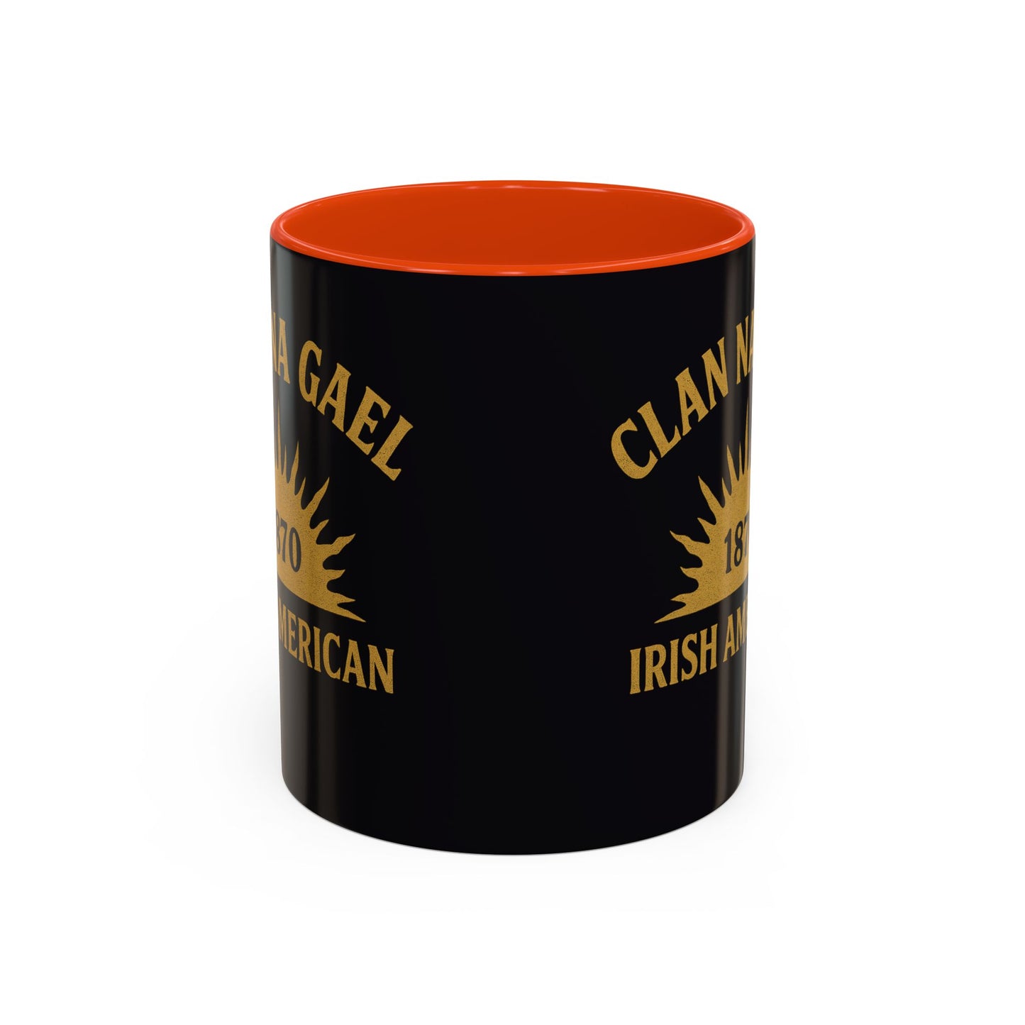 "Clan na Gael - Irish American", Colorful Mugs (11oz, 15oz) (Raven Black)