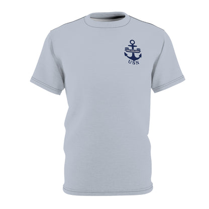 "USN Anchor", Unisex T-shirt (Bulkhead Grey)