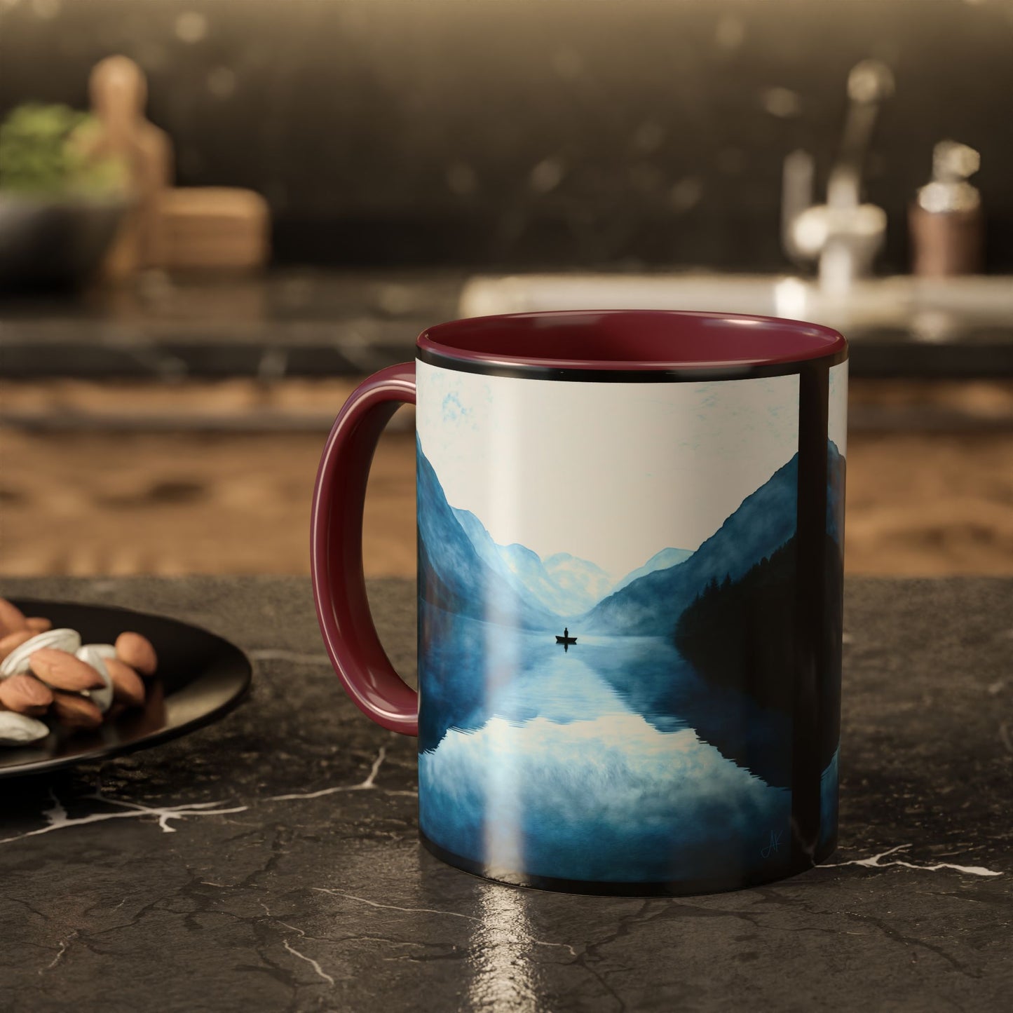 "Connected in Silence - Psalm 46:10", Colorful Mugs (11oz, 15oz)