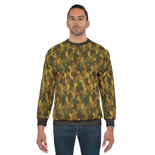 "SASR Day-Ops Camouflage", Unisex Sweatshirt (SASR Black Cuffs and Collar)