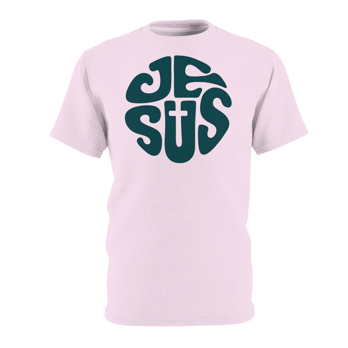 "Retro Jesus", Unisex T-shirt (Cherry Pearl)