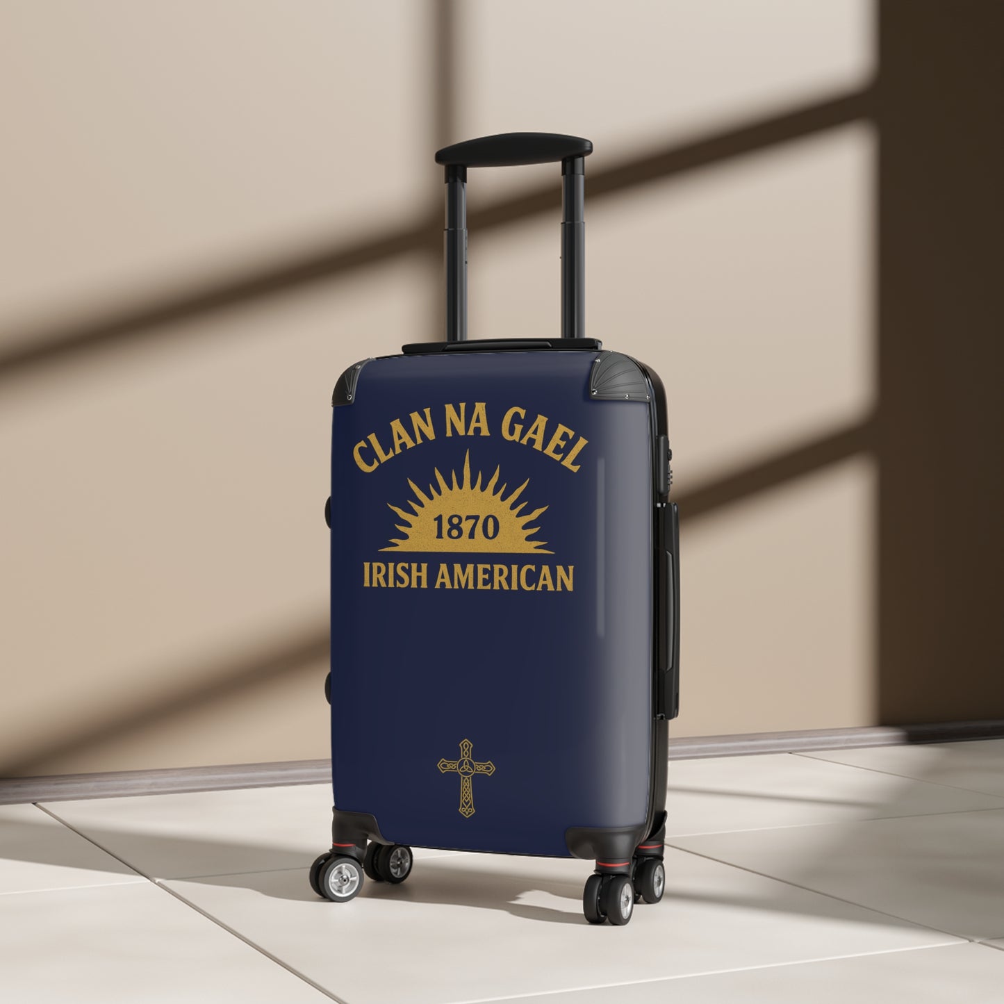 "Clan na Gael - Irish American", Suitcase (Mariana Blue)