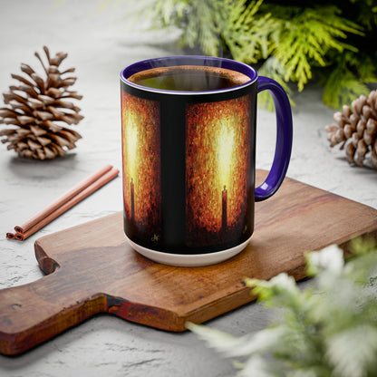 "Born of His Light", Colorful Mugs (11oz, 15oz)