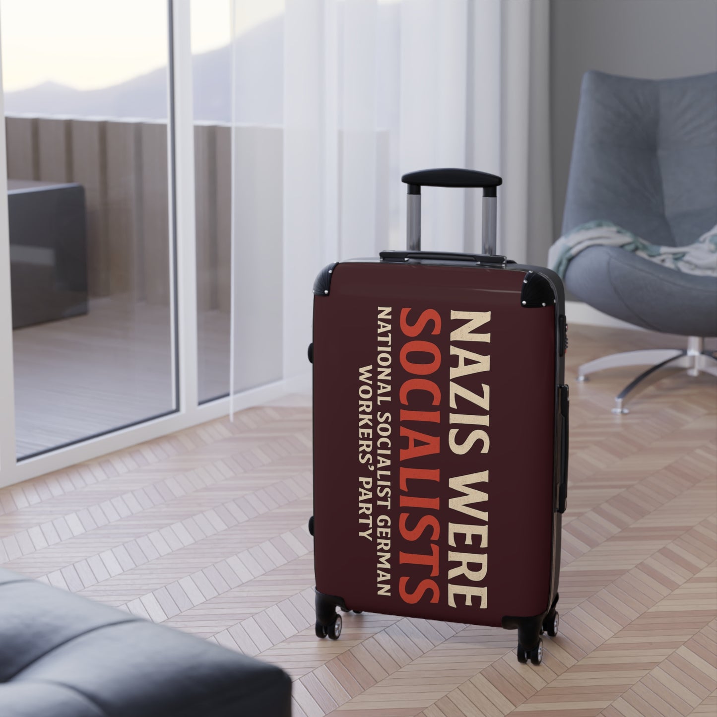 "Nazis were Socialists", Suitcase (Mama Africa)