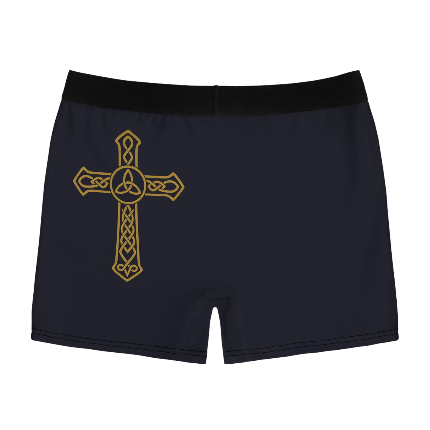 "Clan na Gael - Irish American", Men's Boxer Briefs (Black Rock Blue)