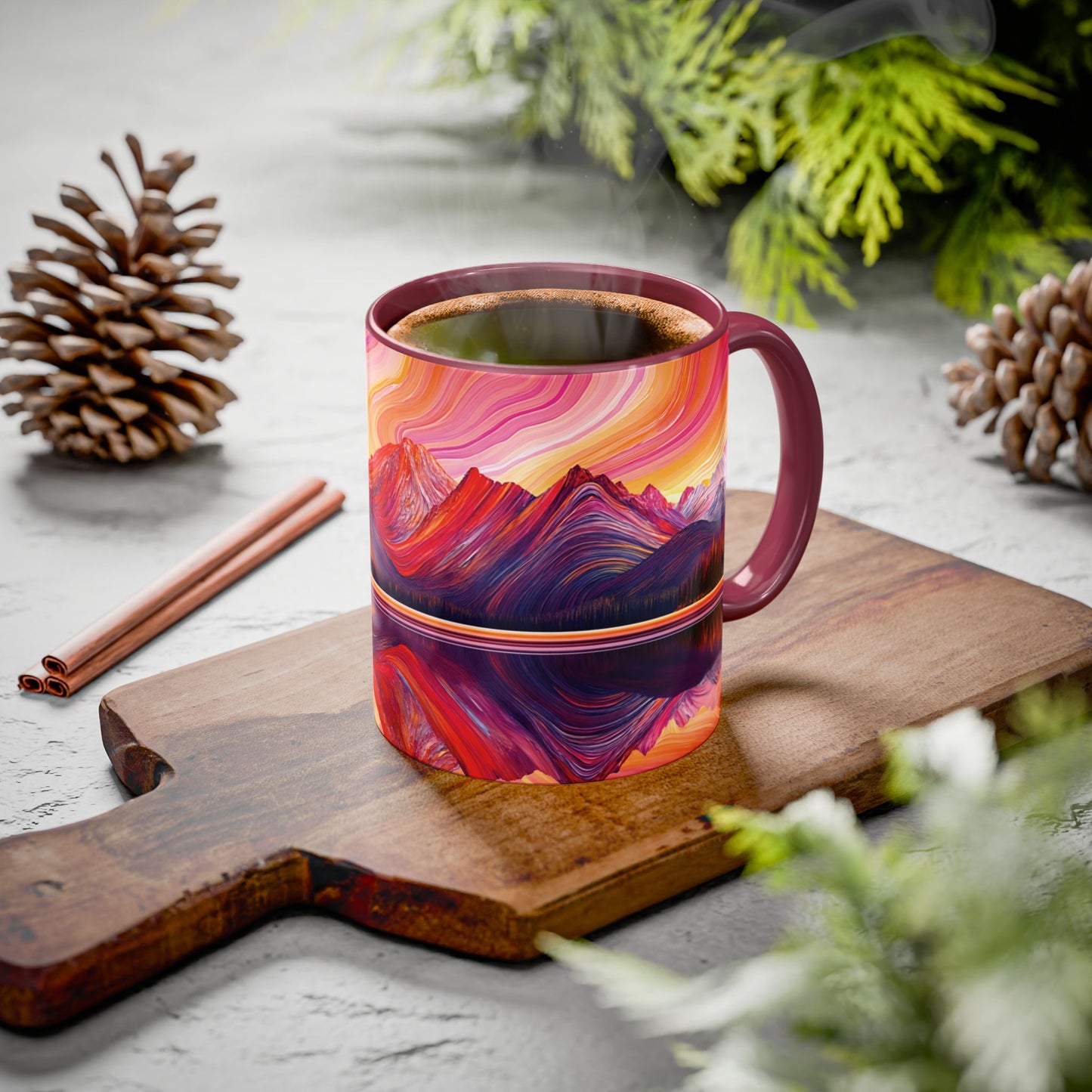"For In Him All Things Were Created" Colossians 1:16 (NIV), Colorful Mugs (11oz & 15oz)
