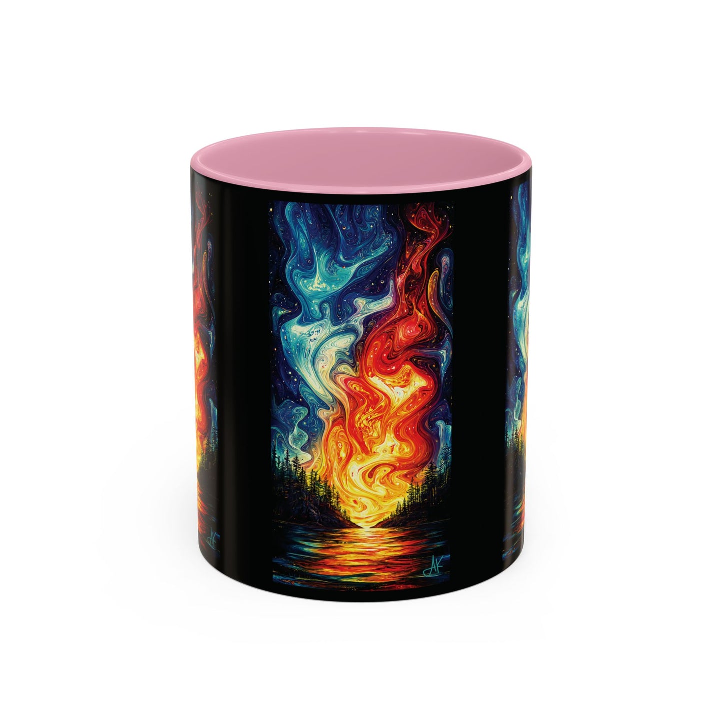 "Naomh Solus (Gaelic) - Sacred Light (English)", Colorful Mugs (11oz, 15oz)