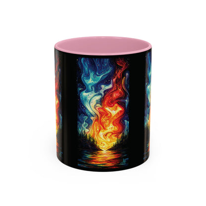 "Naomh Solus (Gaelic) - Sacred Light (English)", Colorful Mugs (11oz, 15oz)