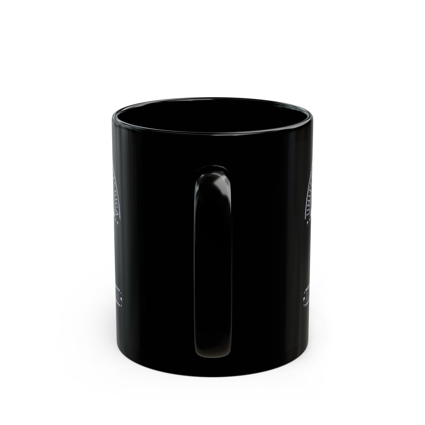 "USA - A Christian Nation" #02, Black Mug (11oz & 15oz)