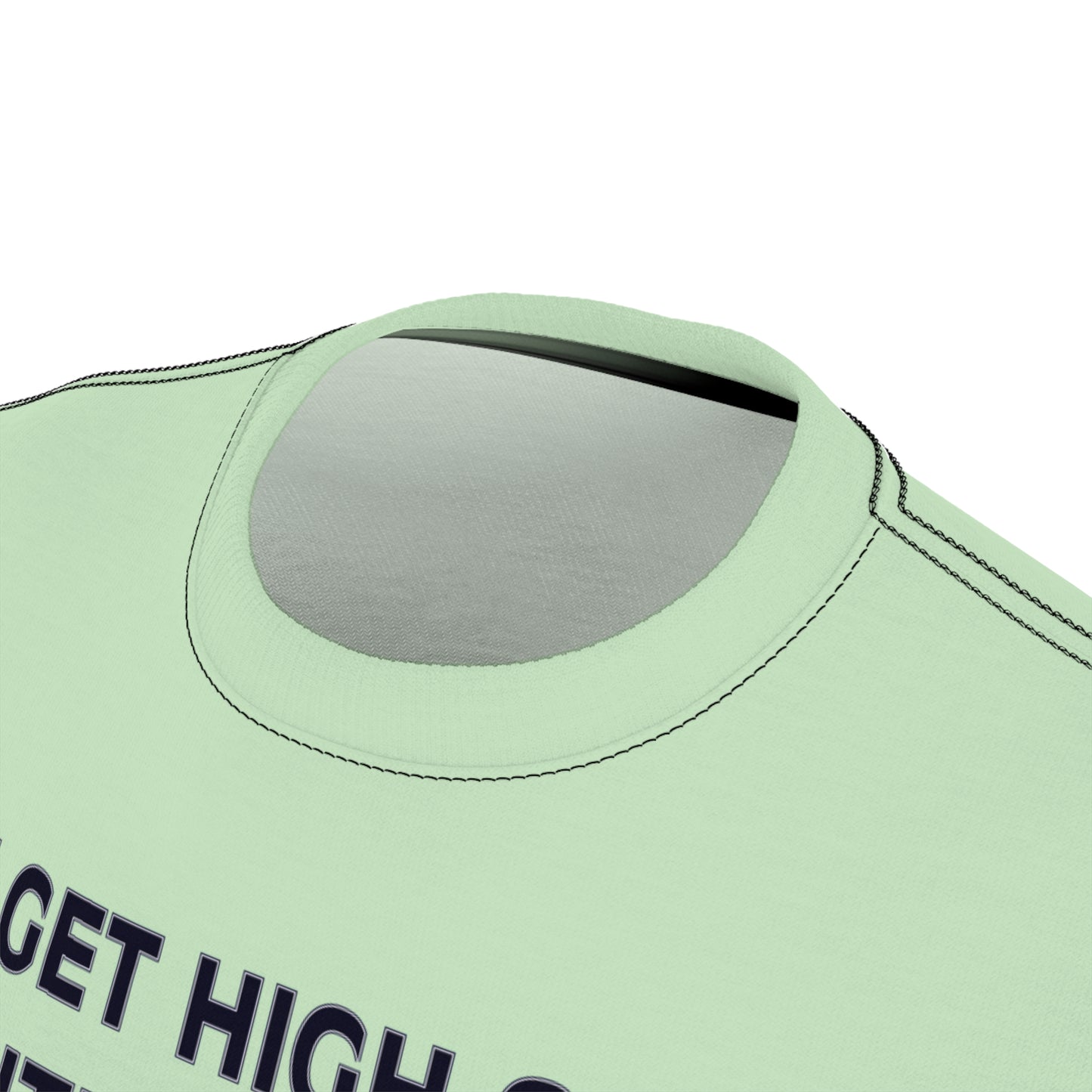 "Intelligent Conversation", Unisex T-shirt (Mint Gloss)