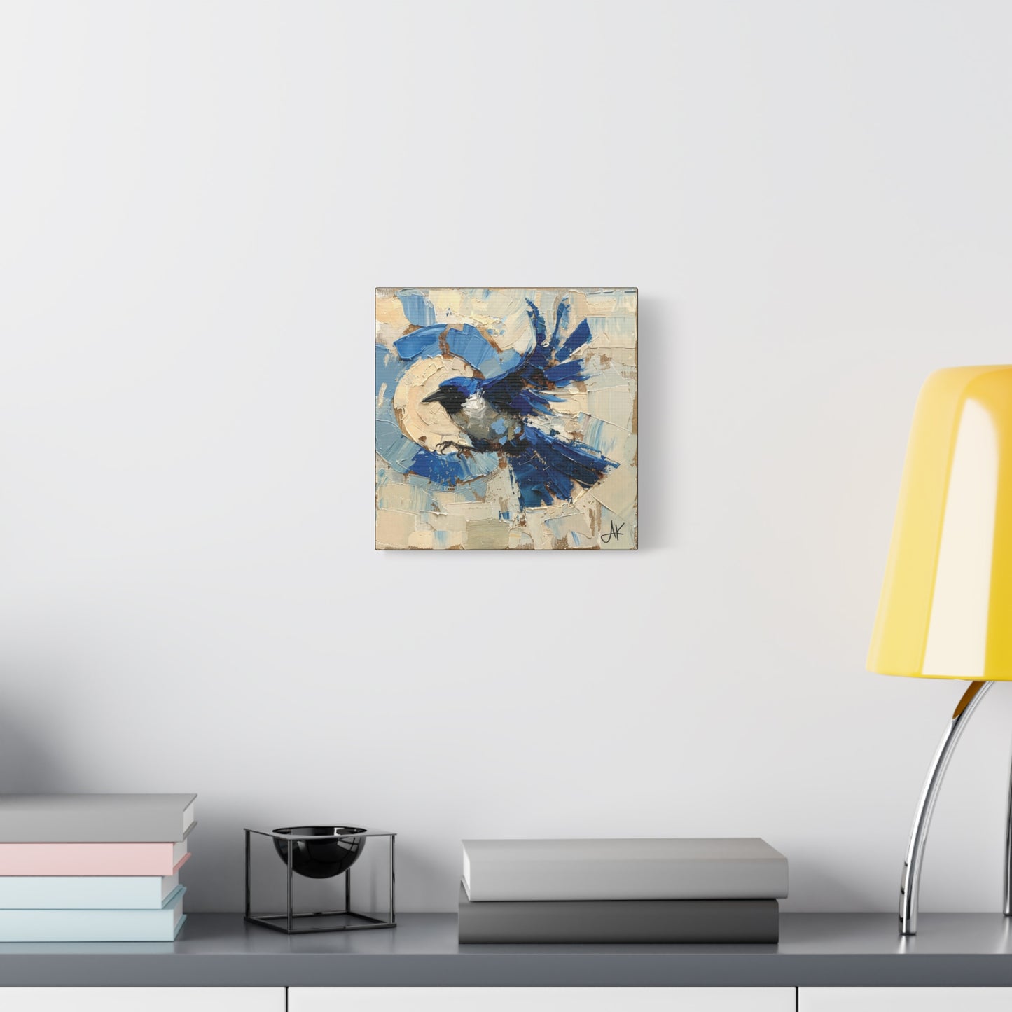 "Liberty Blue Bird", Fine Art Matte Canvas, Stretched, 1.25"