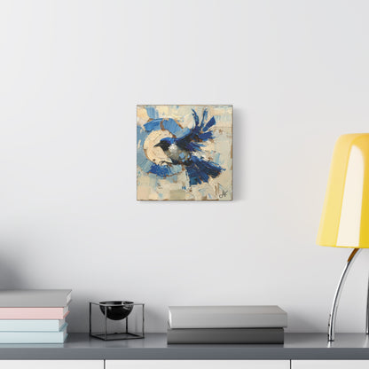 "Liberty Blue Bird", Fine Art Matte Canvas, Stretched, 1.25"