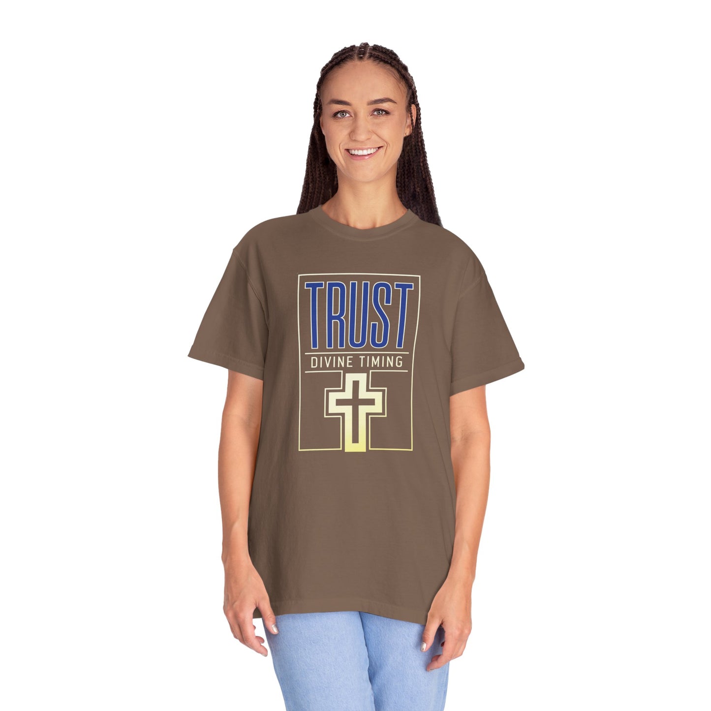 "Trust Divine Timing" #01, Unisex T-shirt