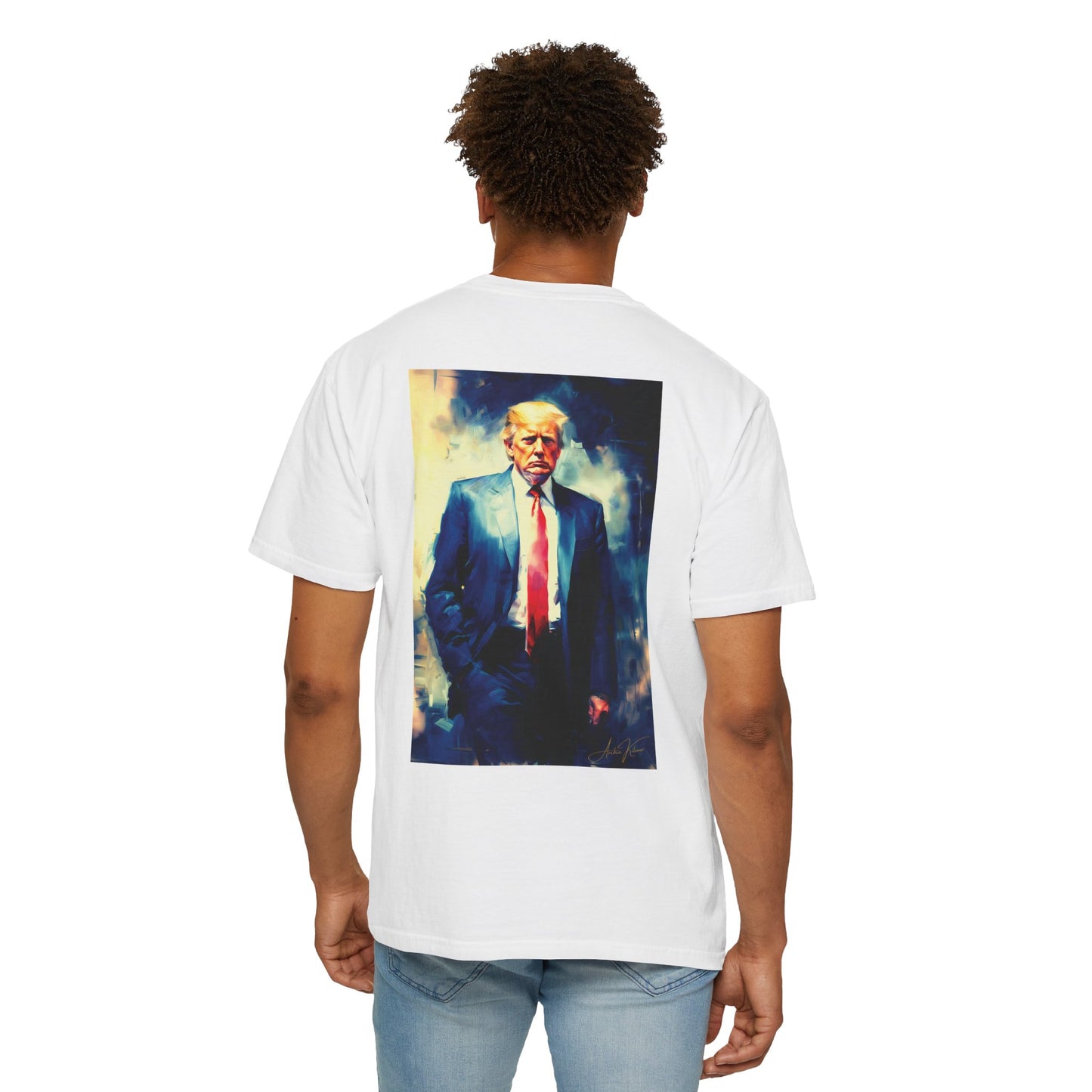 "Trump Portrait No. 6", Unisex T-shirt (Light Colors)