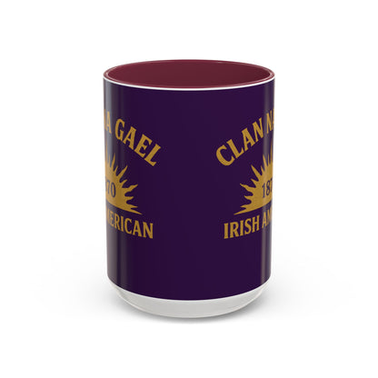 "Clan na Gael - Irish American", Colorful Mugs (11oz, 15oz) (3B0A4F)