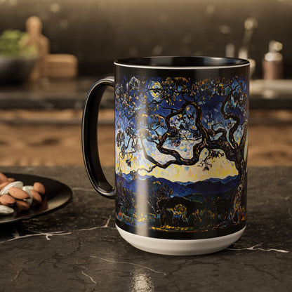 "Crann na Beannachd (Gaelic) - Tree of Blessing (English)", Colorful Mugs (11oz & 15oz)