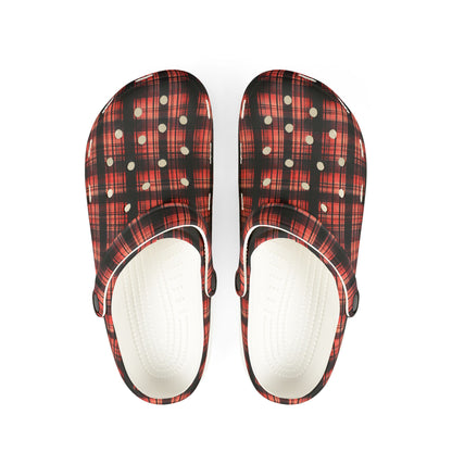 "Kin of Flame", Foam Rubber Clogs