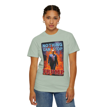 "Nothing Can Stop Trump", Unisex T-shirt (Light Colors)