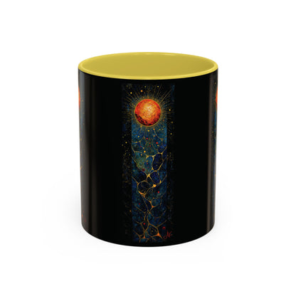 "The Living Light (John 8:12)", Colorful Mugs (11oz, 15oz)