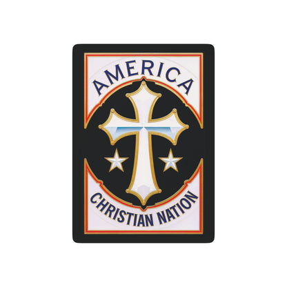 "America Christian Nation" #21, Christian Playing Cards (Void Black)