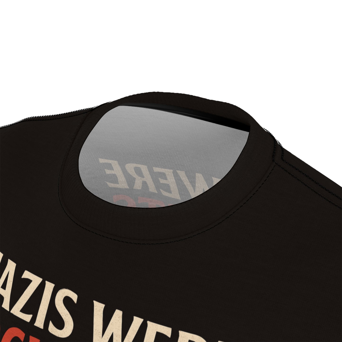 "Nazis were Socialists", Unisex T-shirt (Soot Black)