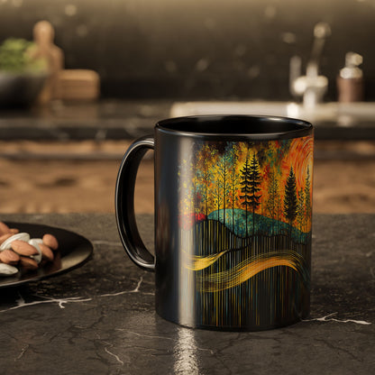 "Sacred Resonance", Colorful Mugs (11oz, 15oz)