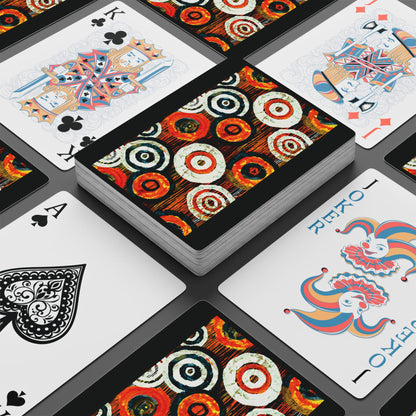 "Abstract 66", Fine Abstract Art Playing Cards (Void Black)