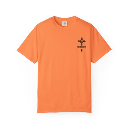 "Steadfast Cross in Black", Unisex T-shirt