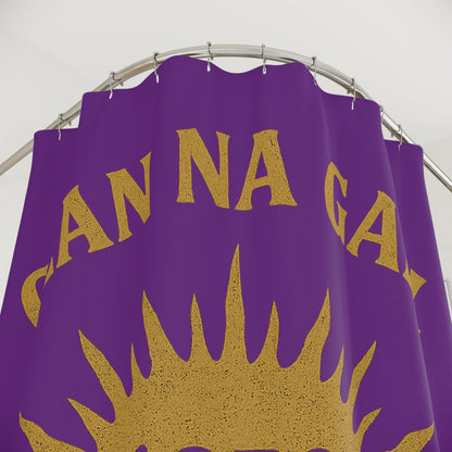 "Clan na Gael - Irish American", Shower Curtains (Vesper Violet)