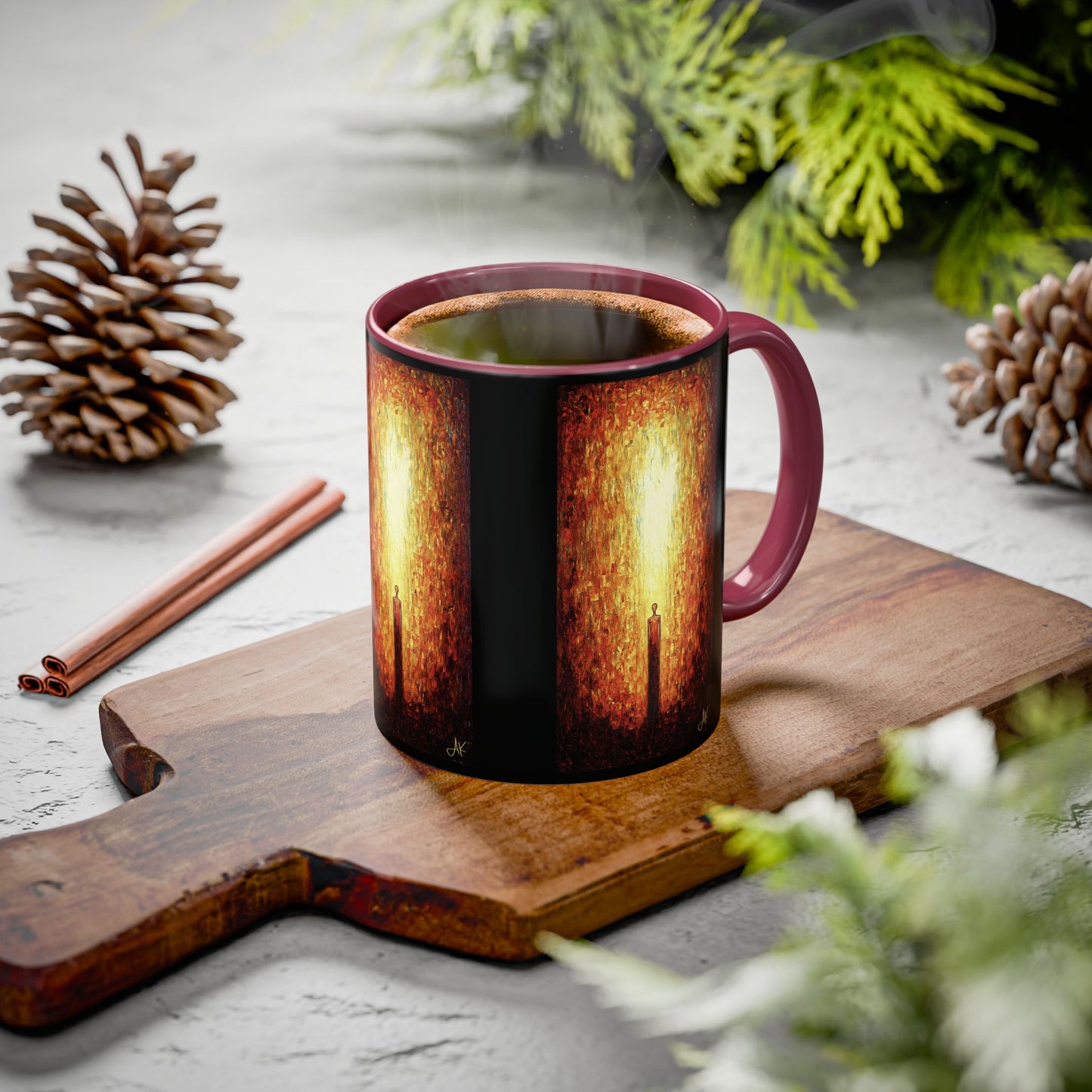 "Born of His Light", Colorful Mugs (11oz, 15oz)
