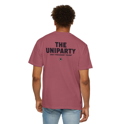 "The Uniparty Shot President Trump" #02, Unisex T-shirt