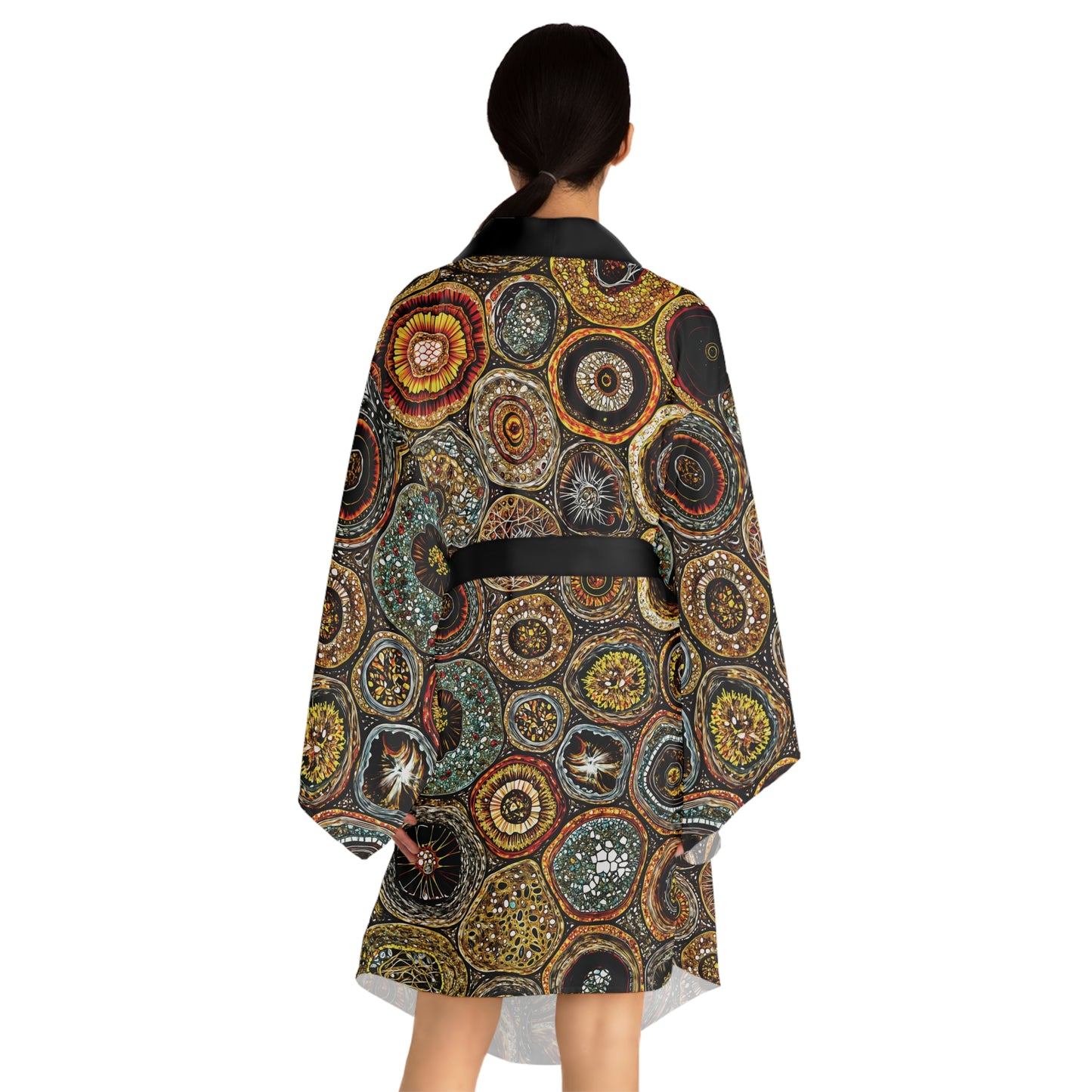 "Every Detail, His Design", Long Sleeve Kimono Robe