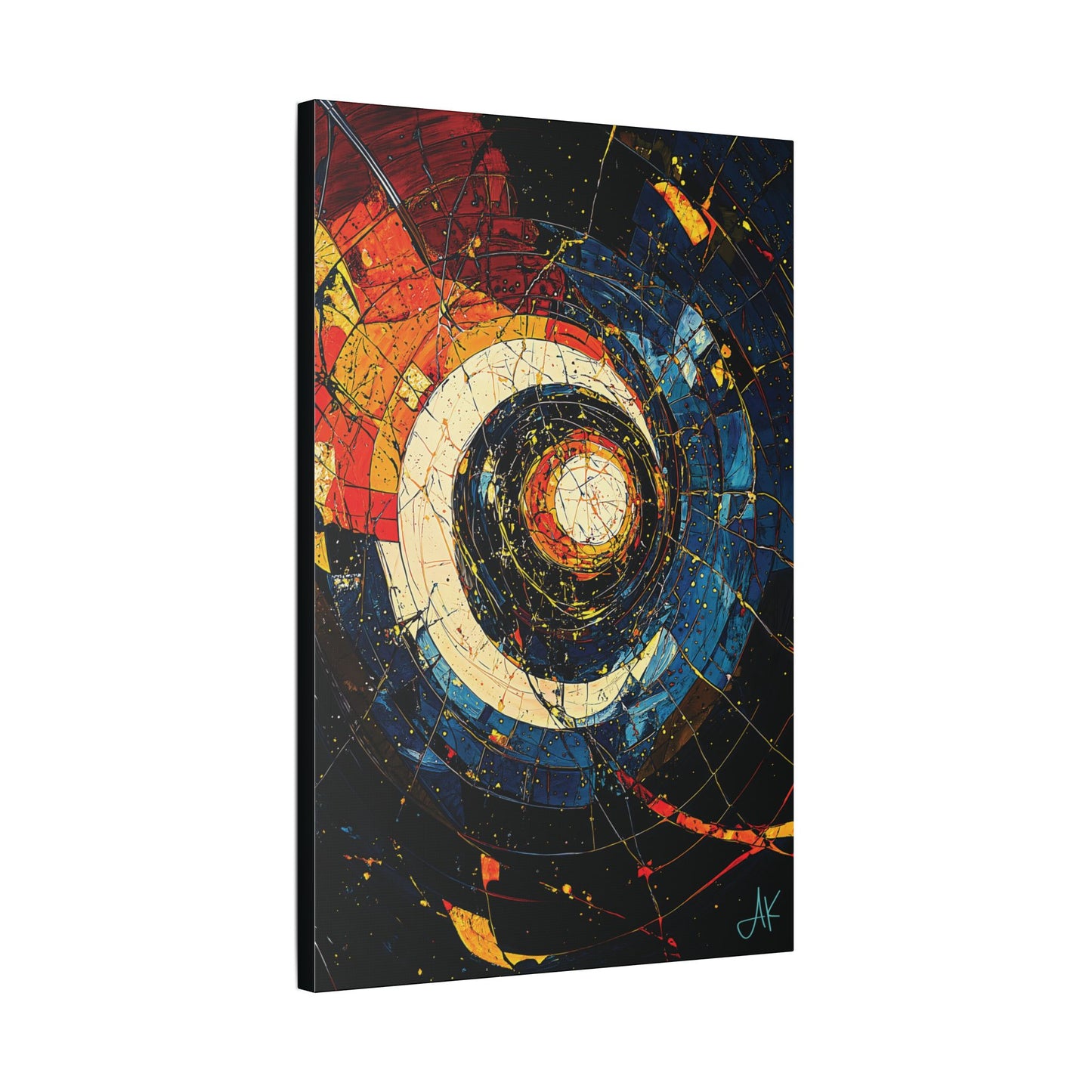 "Shatterdawn Vortex", Stretched Classic Canvas Fine Art Print