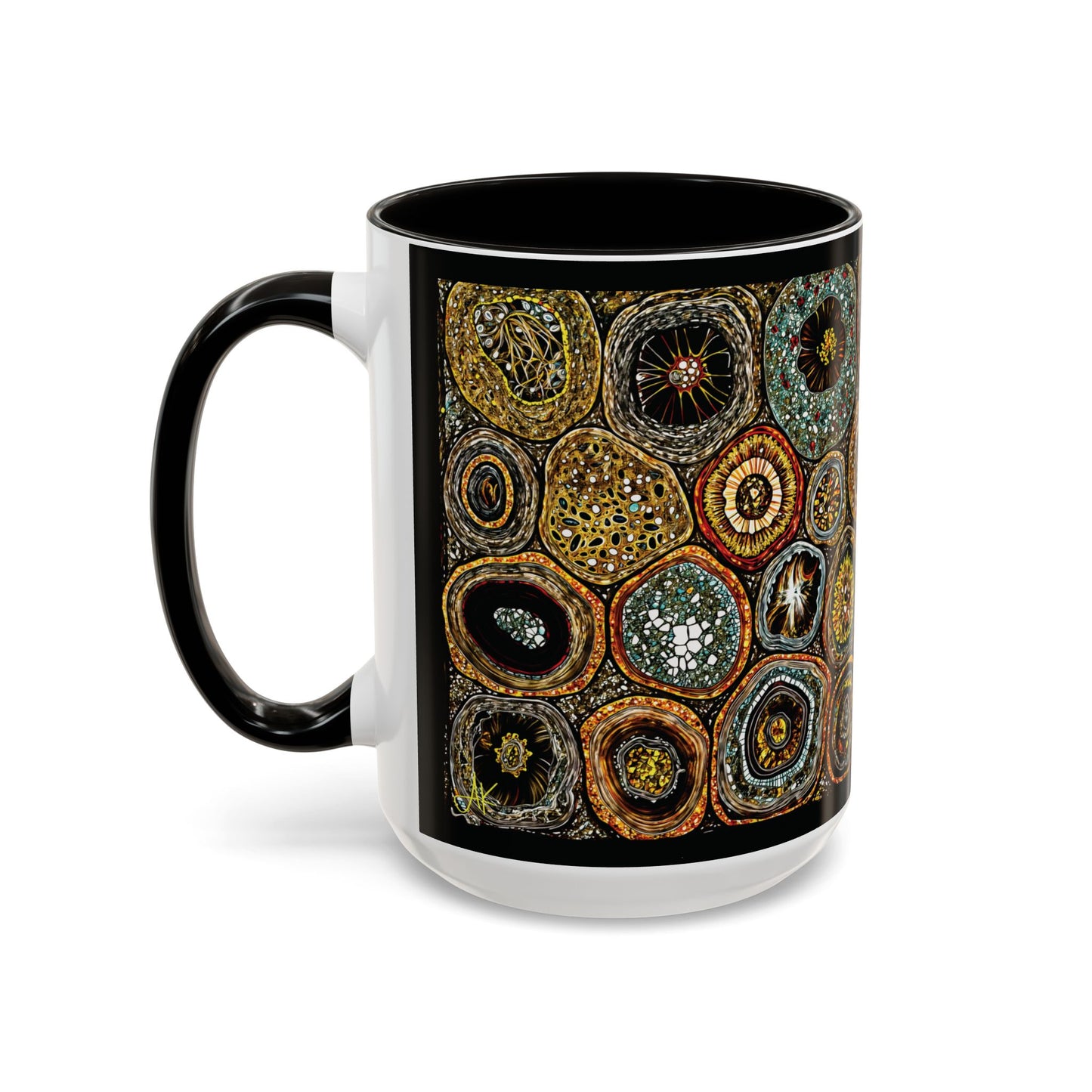"Every Detail, His Design", Colorful Mugs (11oz, 15oz)
